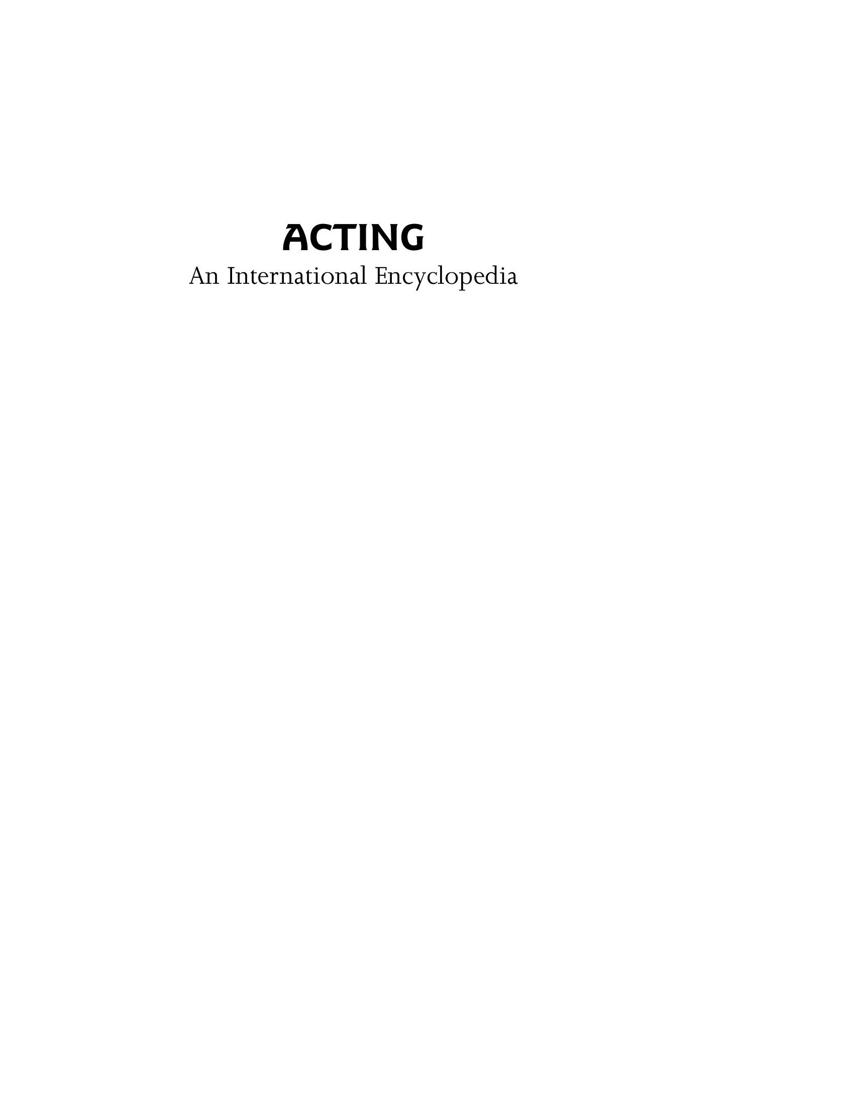 ACTING