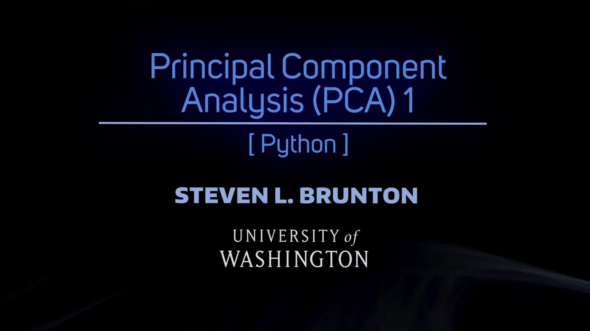 Principal Component Analysis (PCA) 1 _Python_ ( 1080 X 1920 )