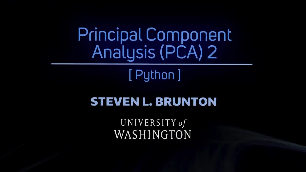 Principal Component Analysis (PCA) 2 _Python_ ( 720 X 1280 )